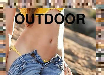 Outdoor Masturbation With The Gorgeous Baby Burnette Dani Daniels