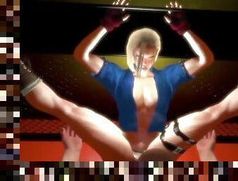 Cammy Sex Cage Fight  Street Fighter Parody