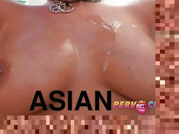 asiatisk, röv, storatuttar, avsugning, hardcore, porrstjärna, japansk, deepthroat, pov, oral