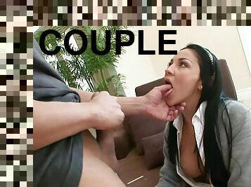 Striking Audrey Bitoni Gets Her Pussy Licked Before Going Hardcore