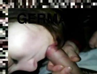 Real German Amateur Sucking Big Cock In Public