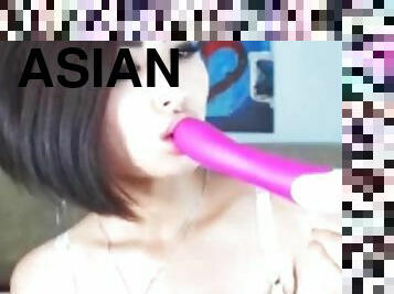 Asian Cutie Is Enjoying Pink Lovense So Much She Cant Stop Moaning
