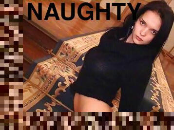 Sexy Katty Thurman has some naughty good times on the stairs