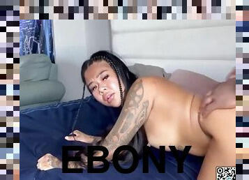 Big ass ebony takes BBC