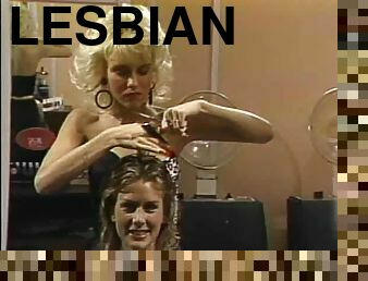 April West has hot lesbian sex at the hairdresser's