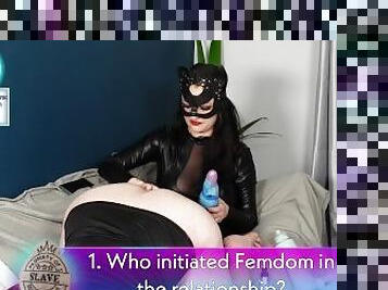Femdom Q&A Full Video Real Couple FLR Submissive Dominatrix Pegging Strapon BDSM Milf Stepmom