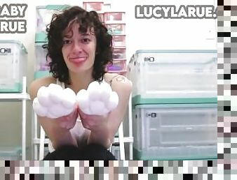 Unwrapping Gideon's Paws by Weredog Pornstar Lucy LaRue LaceBaby Behind the Scenes BTS