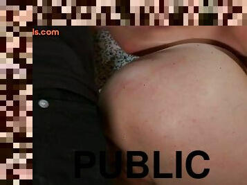 Real public domination for useless bitch