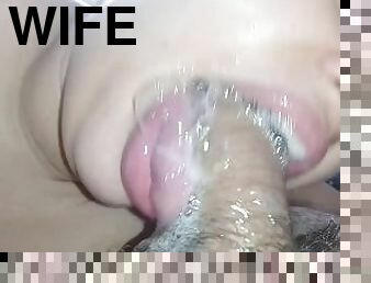handjob inside my mouth inside my throat, I love getting a dick wet, drooling very wet