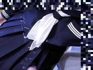 ???????????????? cum onto sailor school uniform Part 2