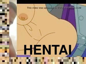 Bender cachondo llenaa de leche a amy hentai sin censura