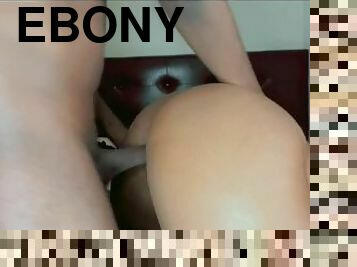 Ebony Doggystyle and Riding Hard