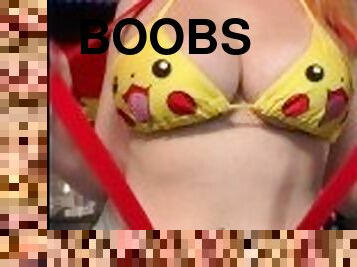 Big pika pika boobs