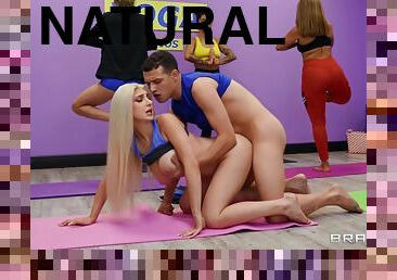 Johnny The Kid And Skylar Vox In A Babe With Natural Double D Puppies Gets Dicked During A Yoga Class