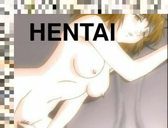 Chained hentai girl gets humiliated and diloded ass and pussy