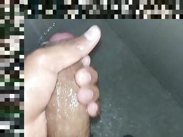 Hot shower masturbation