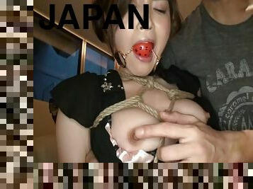 Japanese party girl is a kinky slut that loves group sex