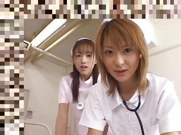 Asian nurses team up to have sex with a patient - Naho Ozawa