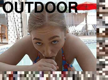 Superb POV head in scenes of outdoor before loud anal to make her happy