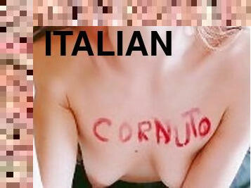 CORNUTO GUARDAMI MENTRE MI FACCIO SBORRARE IN BOCCA da un altro cazzo! (Dialogo Italiano) Amatoriale