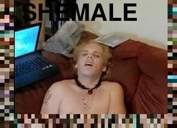 Shemale  Masturbating