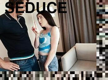 Petite Teen Co-Worker Seduces Her Hot Boss To Fuck