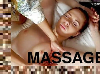 Daria Kuka enjoys girl massaging her entire body
