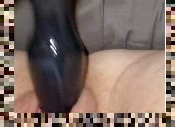 Fucking my tight pussy with my biggest buttplug Sooo creamy