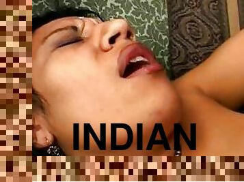 Exotic Indian MILF Sucks Cock and Gets Fucked in a Hardcore Threesome