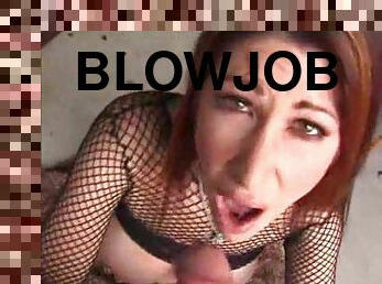 Tiffany Mynx gives POV blowjob and tit fucking