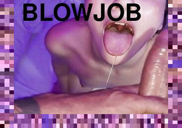 amatør, blowjob, cumshot, hjemmelaget, latina, par, cum, søt, røff