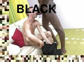 anal, fellation, énorme-bite, interracial, gay, black, minet, bite