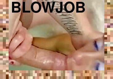 Hot tub blowjob
