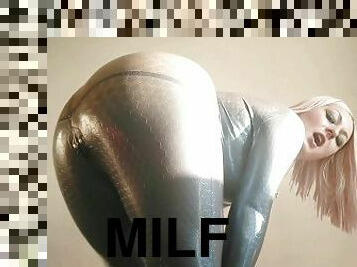 onani, milf, pornostjerne, tysk, bdsm, kinky, fetisj, latex, elskerinne, dominans