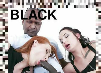 Redhead Step Mommy Isabelle Lui Shares Big Black Cock With Freya Dee!