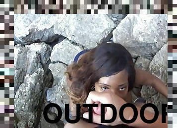 Outdoor Blowjob On Side Of A Cliff In Croatia - Kiki Minaj