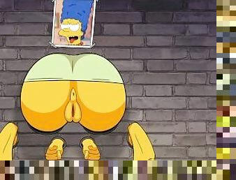 DESTROZANDO TODOS LOS ORIFICIOS DE LA SENSUAL MARGE SIMPSON - HOLE HOUSE