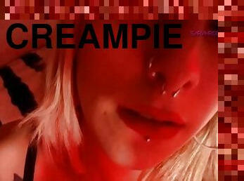 Rubia se atraganta con mi verga y le lleno el culo de leche (creampie) ? Sarahrockdaring