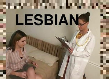 Alissa and Kyla are two horny lesbians in a hospital room