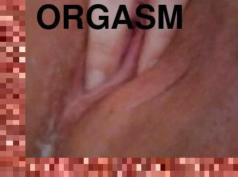 Close up female cum