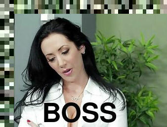 Bitchy boss jayden jaymes seducing her co-worker keiran lee