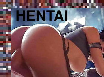 3D Hentai: Lara Croft Compilation Uncensored Hentai