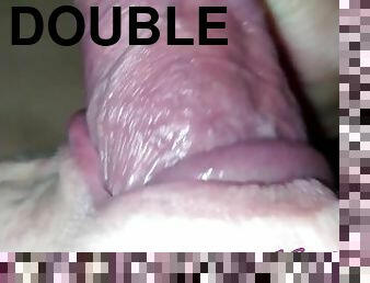 cul, amateur, anal, jouet, hardcore, ejaculation-interne, couple, double, salope, blonde