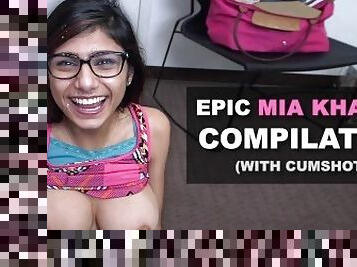 MIA KHALIFA - Super Compilation (With Cumshots) Cum Get Some!