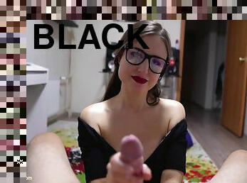Girl In Black Dress Sensual Sucking Dick And Fucking