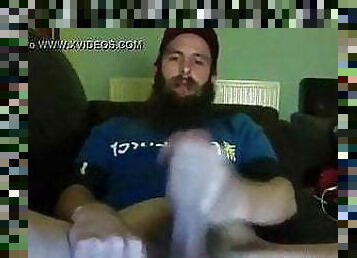 Big Beard Guy Cumshot