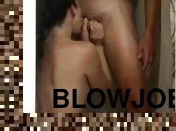 Shower Blowjob!!