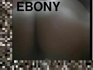 Slutty ebony stepsister cleaning floor naked part 2