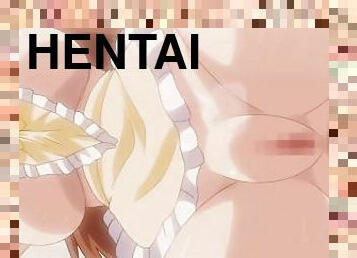 orgía, anal, corrida-interna, follando-fucking, anime, hentai, ninfómana