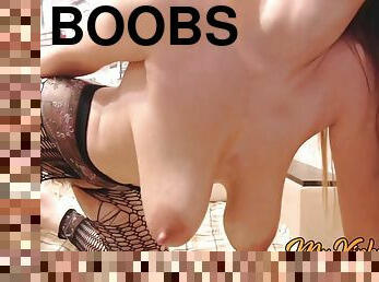 Hot Bouncing Tits - Amazing Saggy Boobs